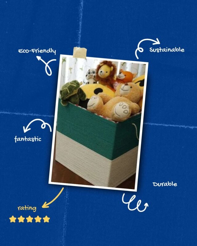 A collection of jute baskets in different sizes available for wholesale.