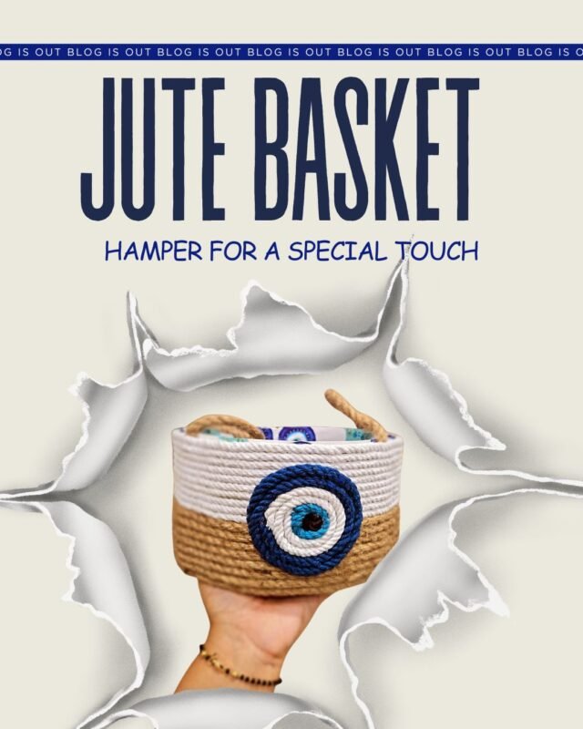 A stylish jute basket with a secure lid for neat storage.