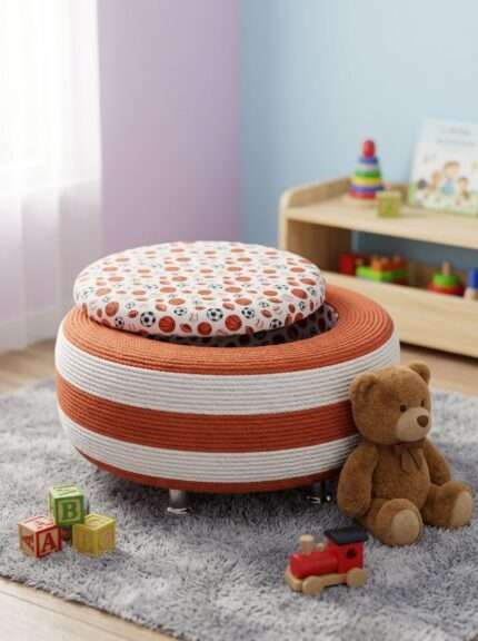 Junior Luxe Ottoman 23x13" Inches